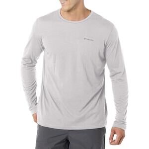 Columbia Men's Thistletown Hills Long Sleeve Logo Tee, White, XXL 2XL NEW